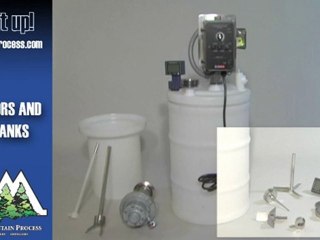 55 Gallon Drum and Mixer Package