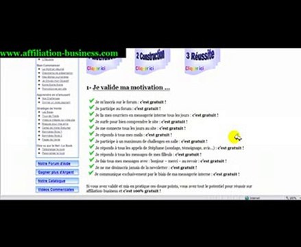 Valider sa motivation avec l'affiliation