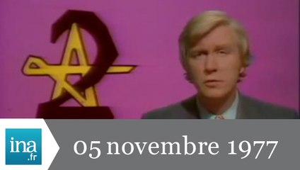 20h Antenne 2 du 05 novembre 1977 - tension au Sahara - Archive INA