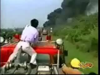 big huge tanker explosion