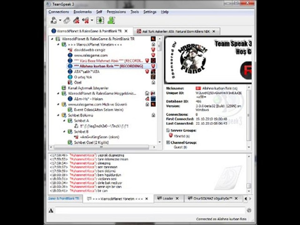WarrockPlanet Ts'si ve Mehmet Reis 2