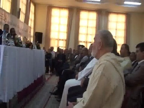 كلمة ابو ضمير المدير الجديد للأكاديمية خلال حفل التنصيب