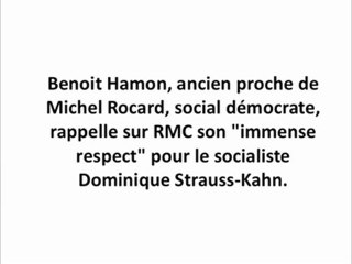 Benoit Hamon : "J'ai un immense respect pour Strauss-Kahn"