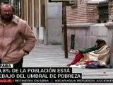 En España 20,8% de la población está debajo del umbral de la pobreza