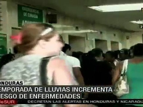 Alerta verde en Honduras por incremento de enfermedades, debido a la extrema humedad