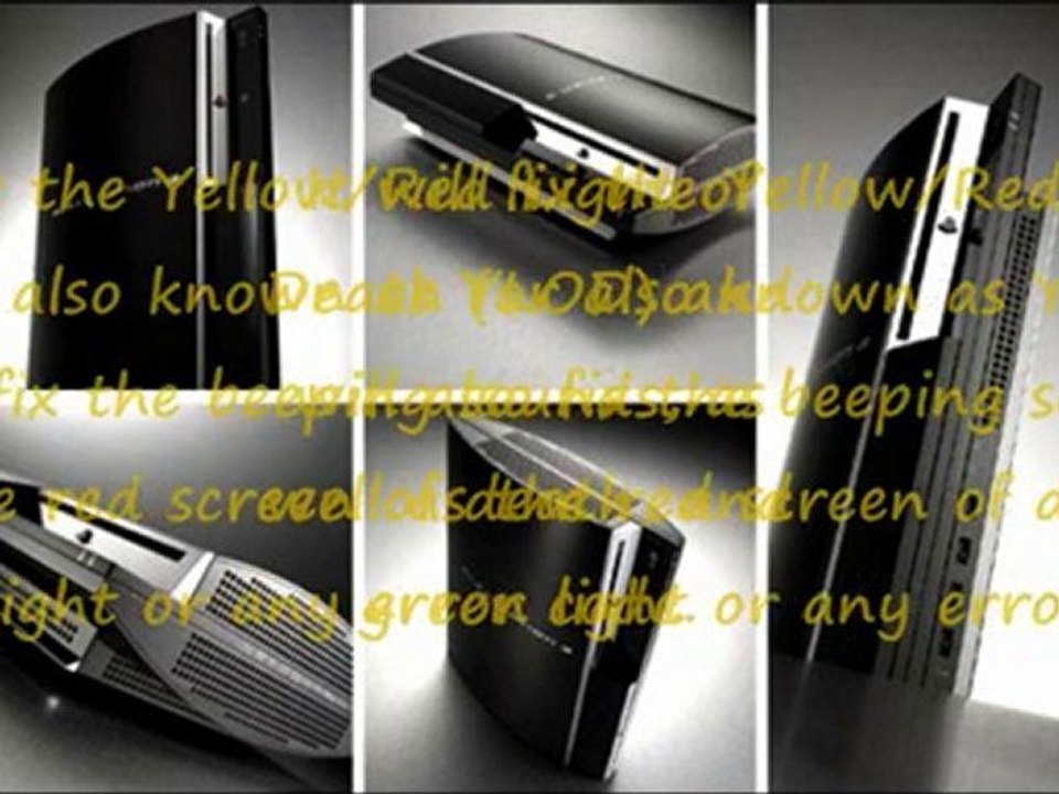 Repair and fix your PS3