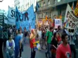 Marcha en repudio asesinato de Mariano Ferreyra 21/10/2010