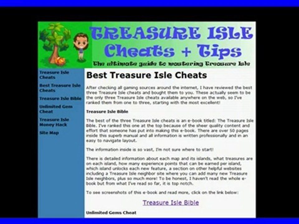 Hack No.1 Cheats Website (TREASURE ISLE CHEATS)  ...