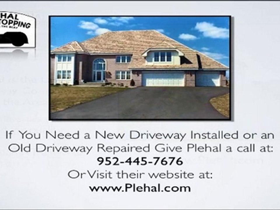 Plehal Blacktop Asphalt Driveway Paving Company in Shakopee
