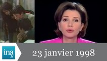 20h France 2 du 23 janvier 1998 - Avalanche meurtrière dans les Hautes Alpes - Achive INA