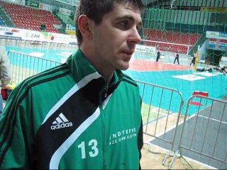 Marcin Mierzejewski przed meczem z ZAKSA