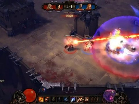 Blizzcon 2010 Diablo 3 Battle Arena oyun içi videosu