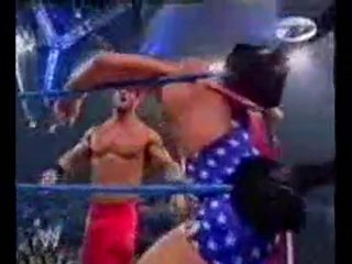 Kurt Angle vs Rey Mysterio vs Chris Benoit