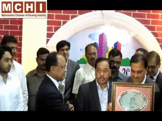 Mr. Narayan Rane at the inauguration of MCHI - PROPERTY 2010