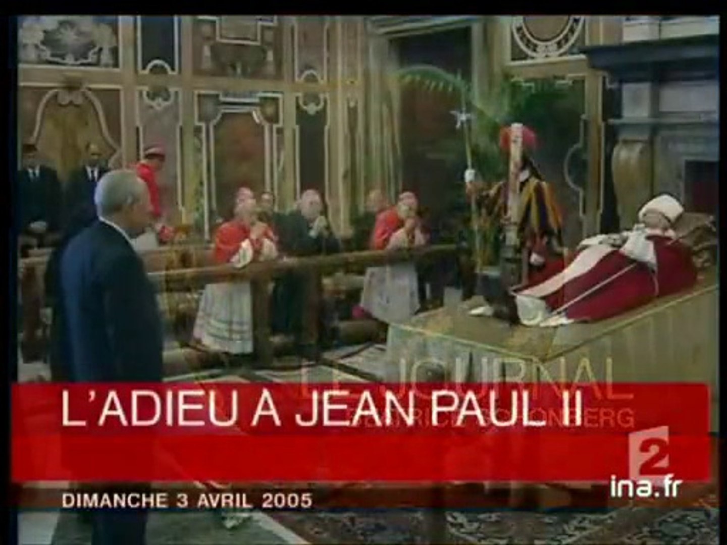 20h France 2 du 03 avril 2005 - Mort de Jean-Paul II - Archive INA - Vidéo  Dailymotion