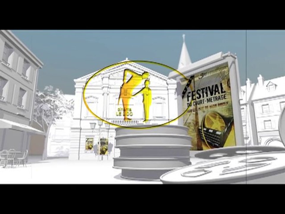 jingle 3D habillage festival court metrage