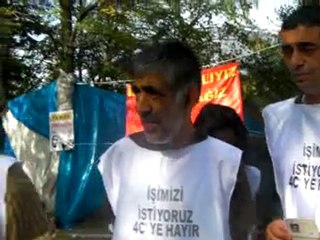 ntv tekel işçileriyle roportaj yaptı.