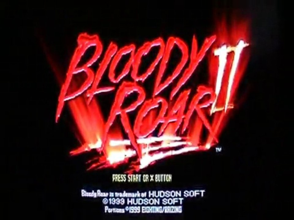 First Level - Test - Bloody Roar 2 - Playstation
