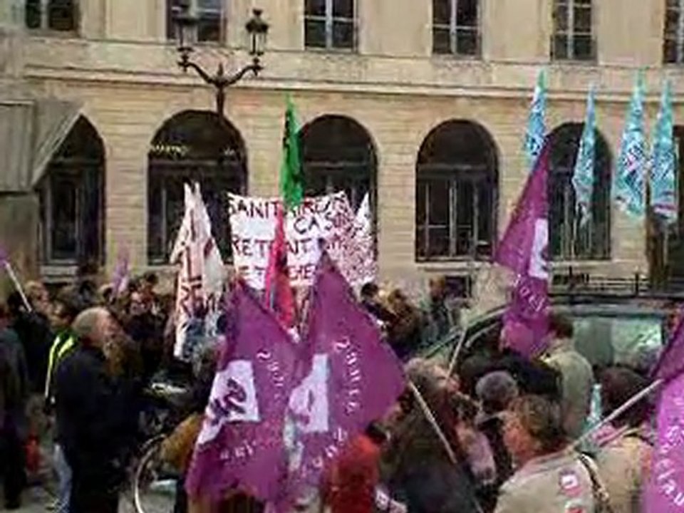 Rassemblement unitaire du 22 octobre 2010 Place Royale Reims