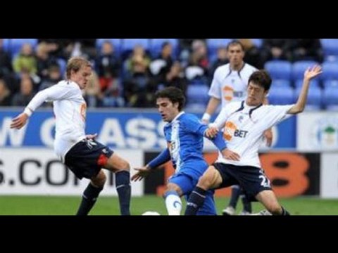 Wigan 1-1 Bolton Rodallega, Elmander scored