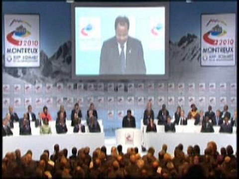 discours President Paul Biya Francophonie 2010 Montreux