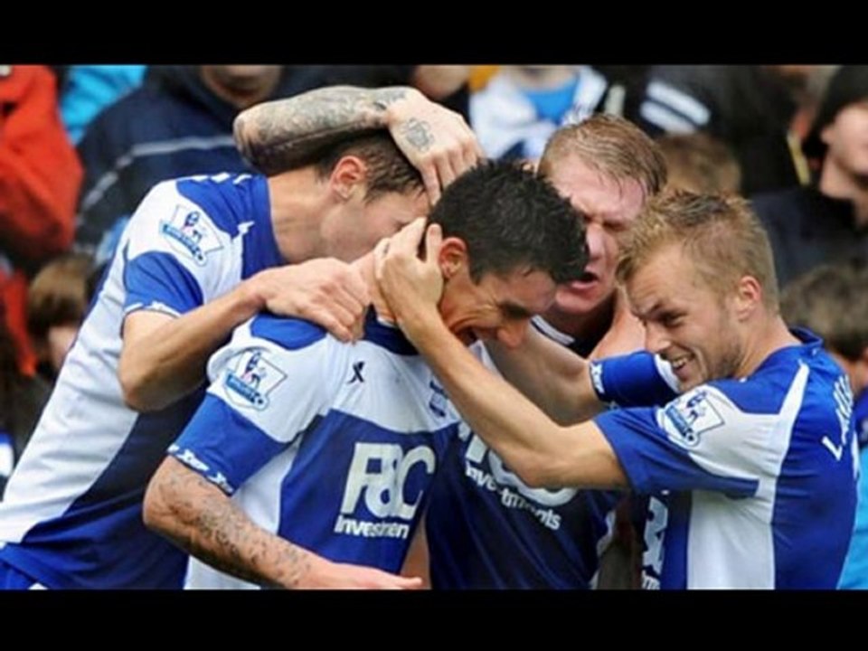Birmingham City 2-0 Blackpool Ridgewell,Zigic scored