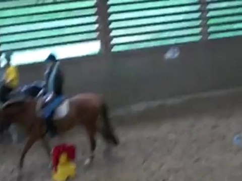 Slalom en aveugle avec Kid, le 23 octobre 2010