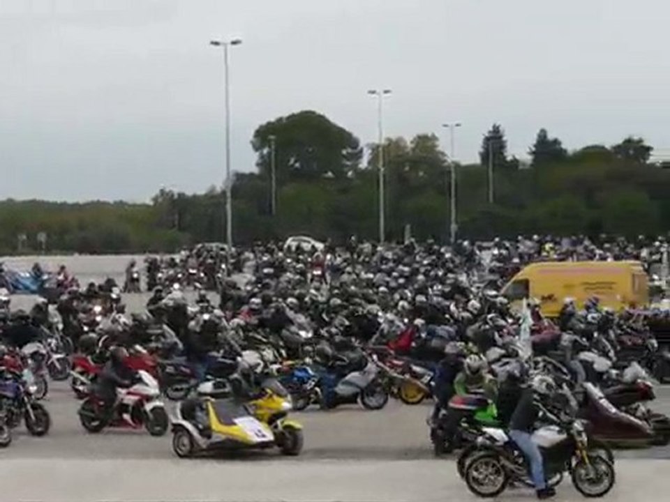 Manif FFMC 23 octobre 2010 au Zénith de Montpellier