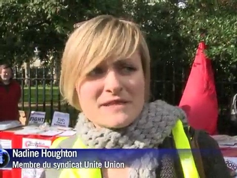 syndicats londoniens protestent contre le plan d'austérité