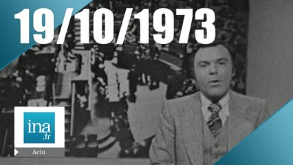 24 Heures sur la Une du 19 octobre 1973 - Réforme de la constitution | Archive INA