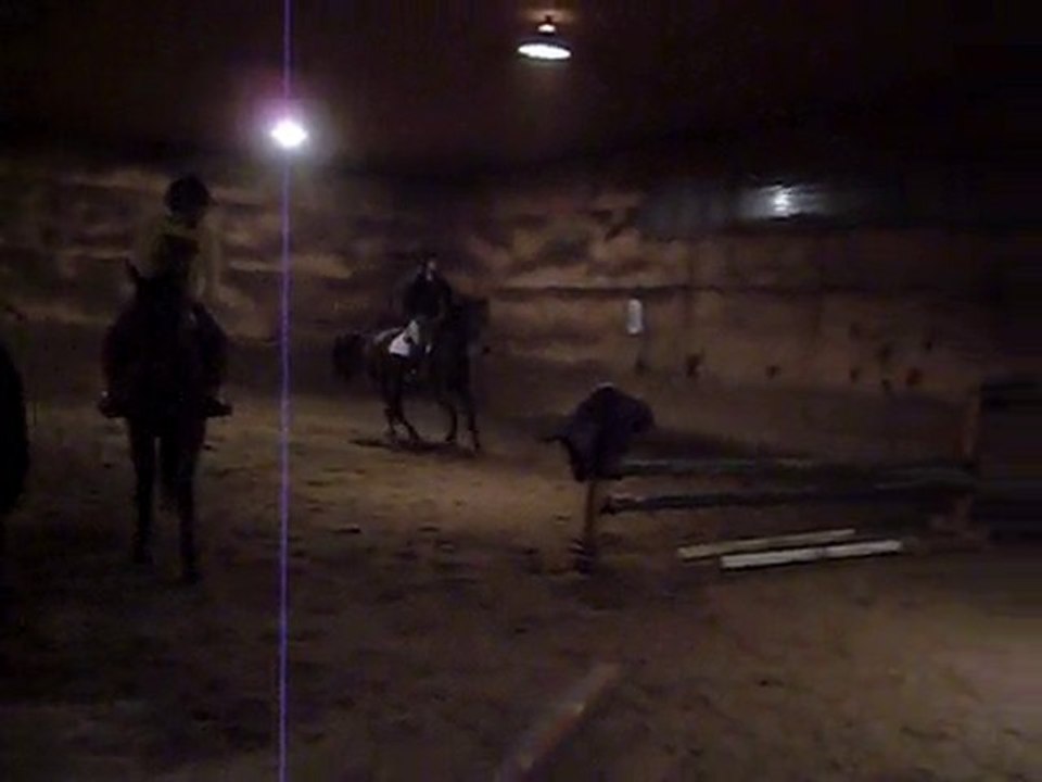 Joannie et Arwen sur ligne de 3 foulées, refus au 2e