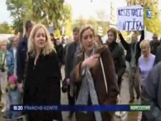 Marine Le Pen à Pontarlier (Jura) 23 octobre 2010