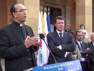 INAUGURATION DE LA PLACE JEAN PAUL II