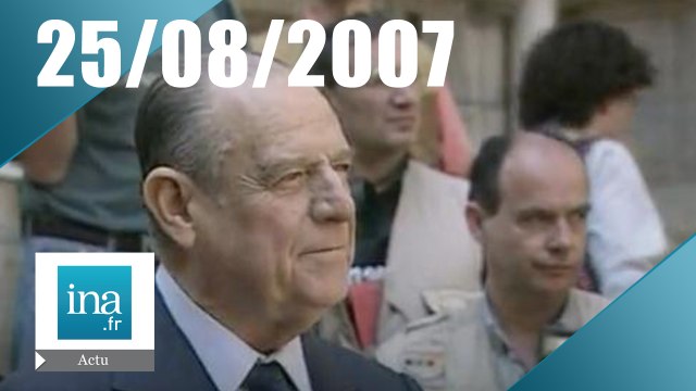 20h France 2 du 25 Août 2007 - Raymond Barre est mort | Archive INA