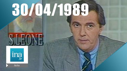 20h Antenne 2 du 30 avril 1989 - Mort de Sergio Leone - Archive INA