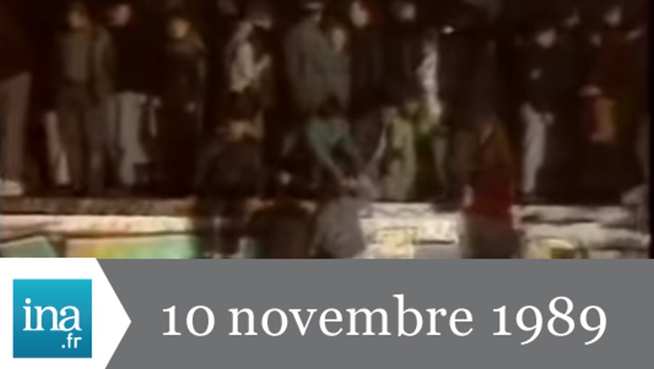 20h Antenne 2 du 10 novembre 1989 - Chute du Mur de Berlin - Archive INA