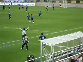 2010JFL後期第12節　ブラウブリッツ秋田vs流通経済大学FC 大悟の逆転ゴール