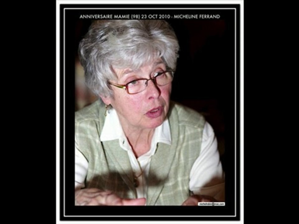 ANNIVERSAIRE DE MAMIE FERRAND A SAINT-VINCENT STERLANGE 85 L