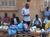VISION SOCIALISTE FR- remise de dons aux écoliers du Sénégal