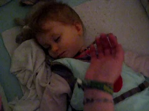 18/10/10 : elle dort trop bien le matin