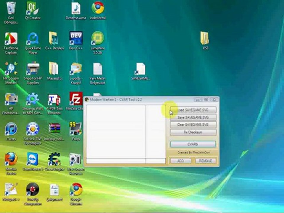 CVAR Tool ile MW2 Hack