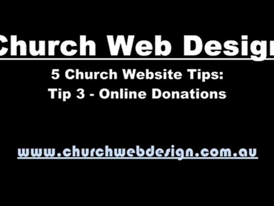 Church Web Design - Top 5 benefits church websites