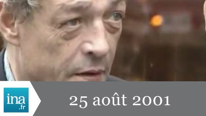 20h France 2 du 25 août 2001 - Philippe Léotard est mort - Archive INA