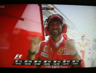 F1 Korean Grand Prix 2010 - Vettel's engine blows up