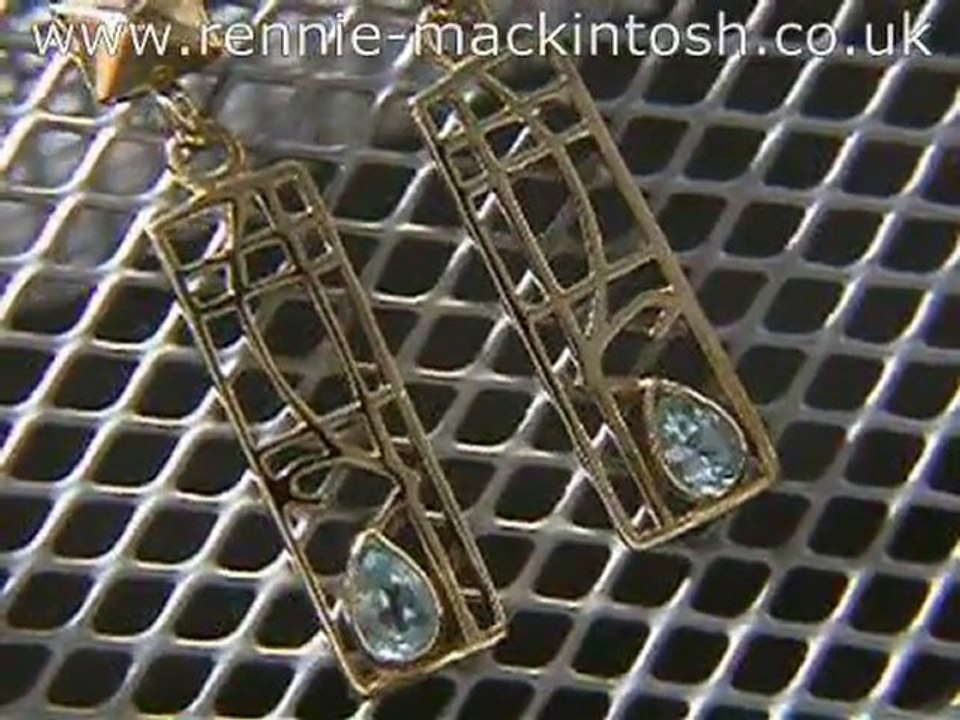 Rennie Mackintosh earrings - gold DWA294