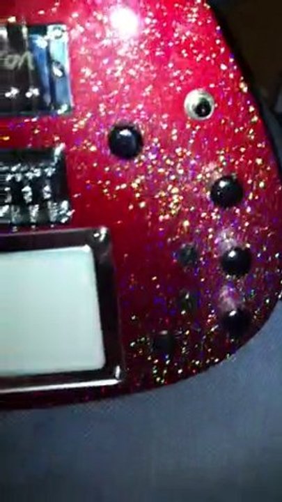 Manson Red Glitter