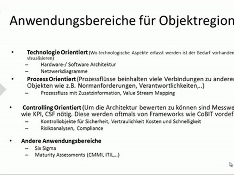 Casewise - Objekt Regionen und deren Praktischer Nutzen