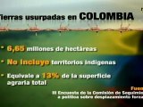 Colombia: 73 millones de desplazados y 6.65 millones de hect