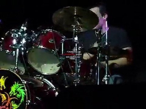 Solo batterie au concert de pascal chante johnny à bordeaux