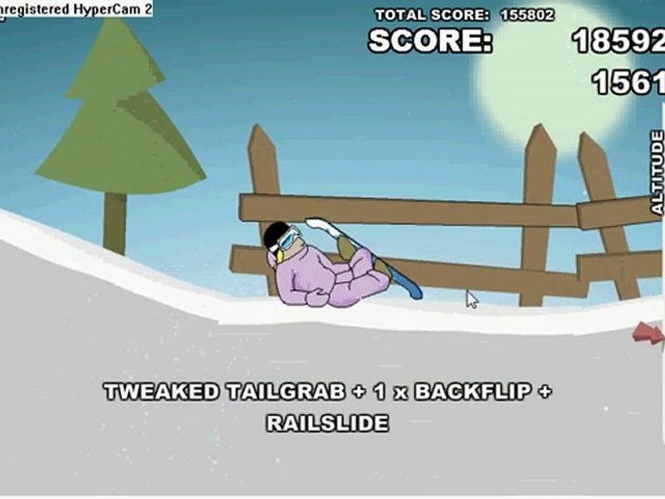 Bug sur Downhill Snowboard